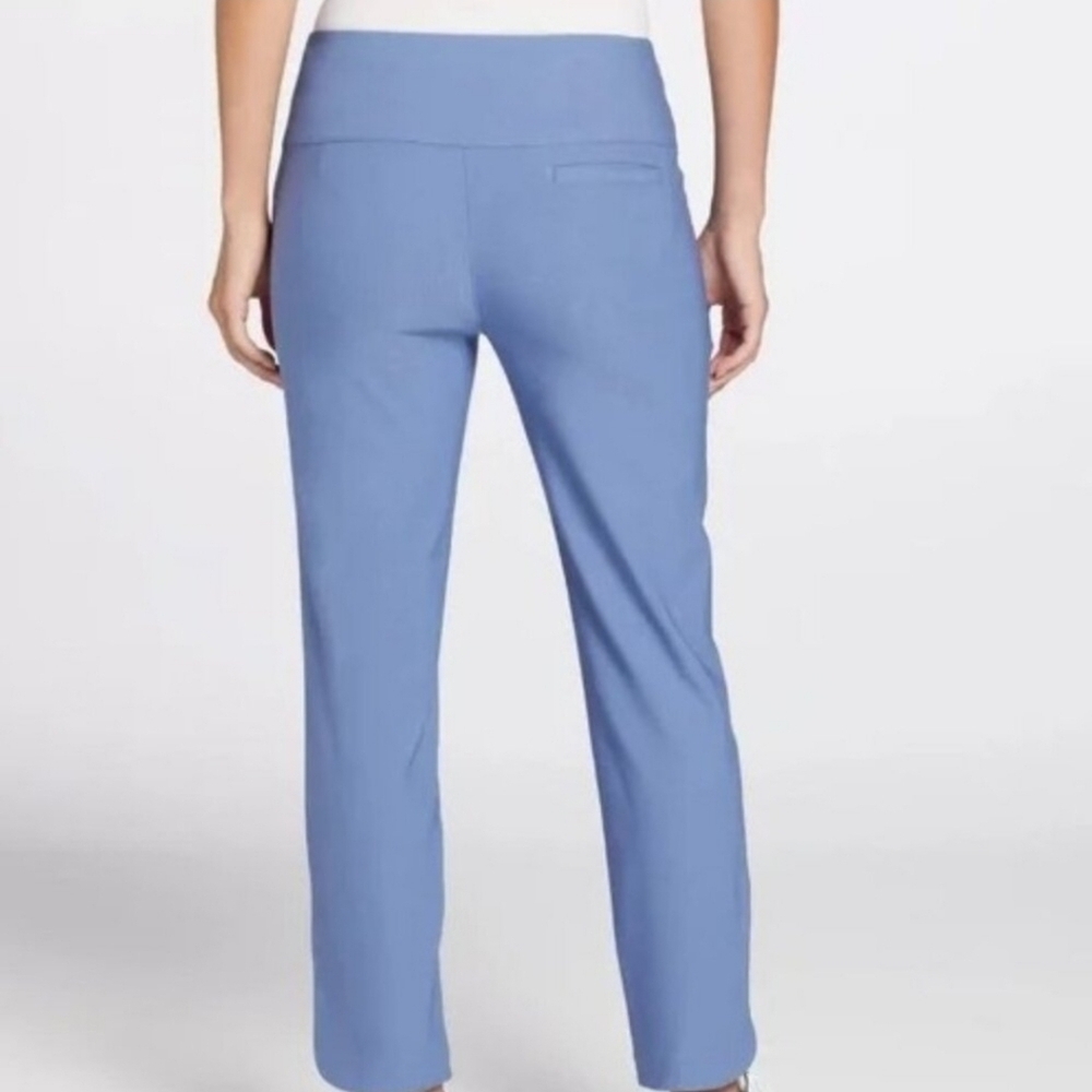Walter Hagen Women's XL P11 Sculpt Pull-On Pants Mid Blue Golf Tennis Sports New - Picture 16 of 16